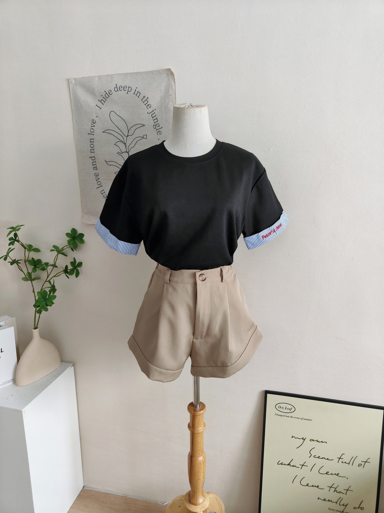 Everyday Patchwork Short Sleeve T-Shirt 日常闭眼穿的拼接短袖*5 Colors