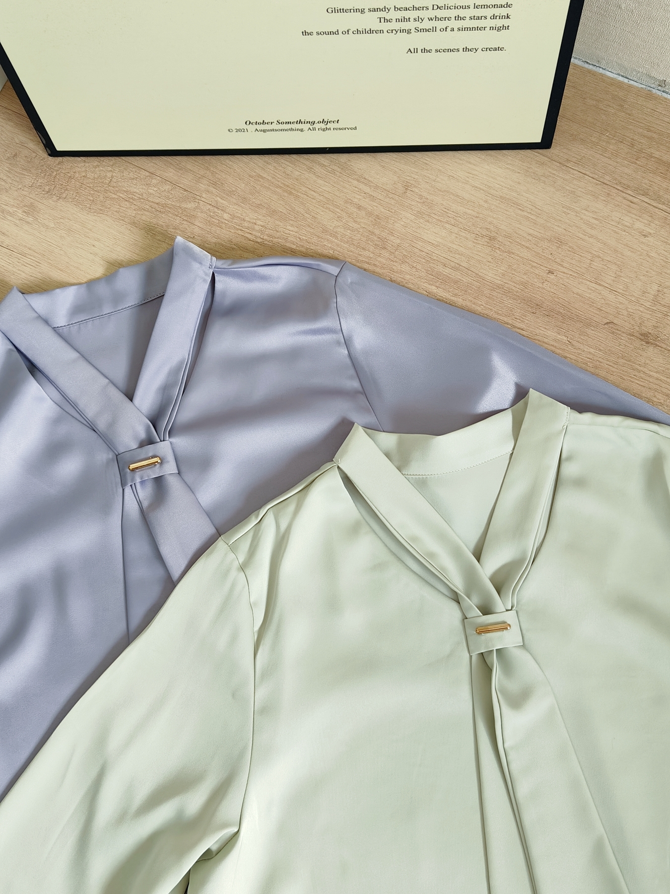 PARVÉ Scarf Tie Blouse 飘带轻奢衬衫*5 Colors