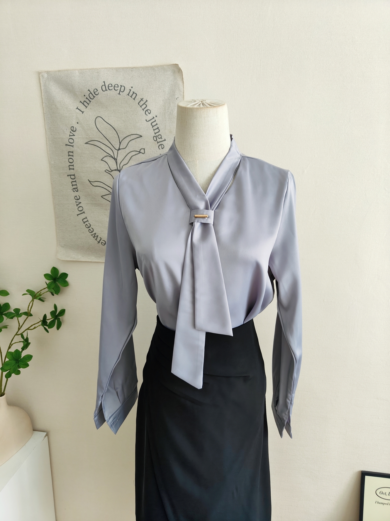 PARVÉ Scarf Tie Blouse 飘带轻奢衬衫*5 Colors