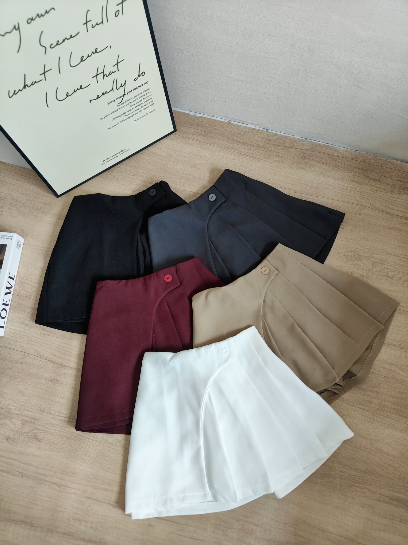 SIGNATURE Pleated Mini Skirt 不规则百褶短裙*6 Colors