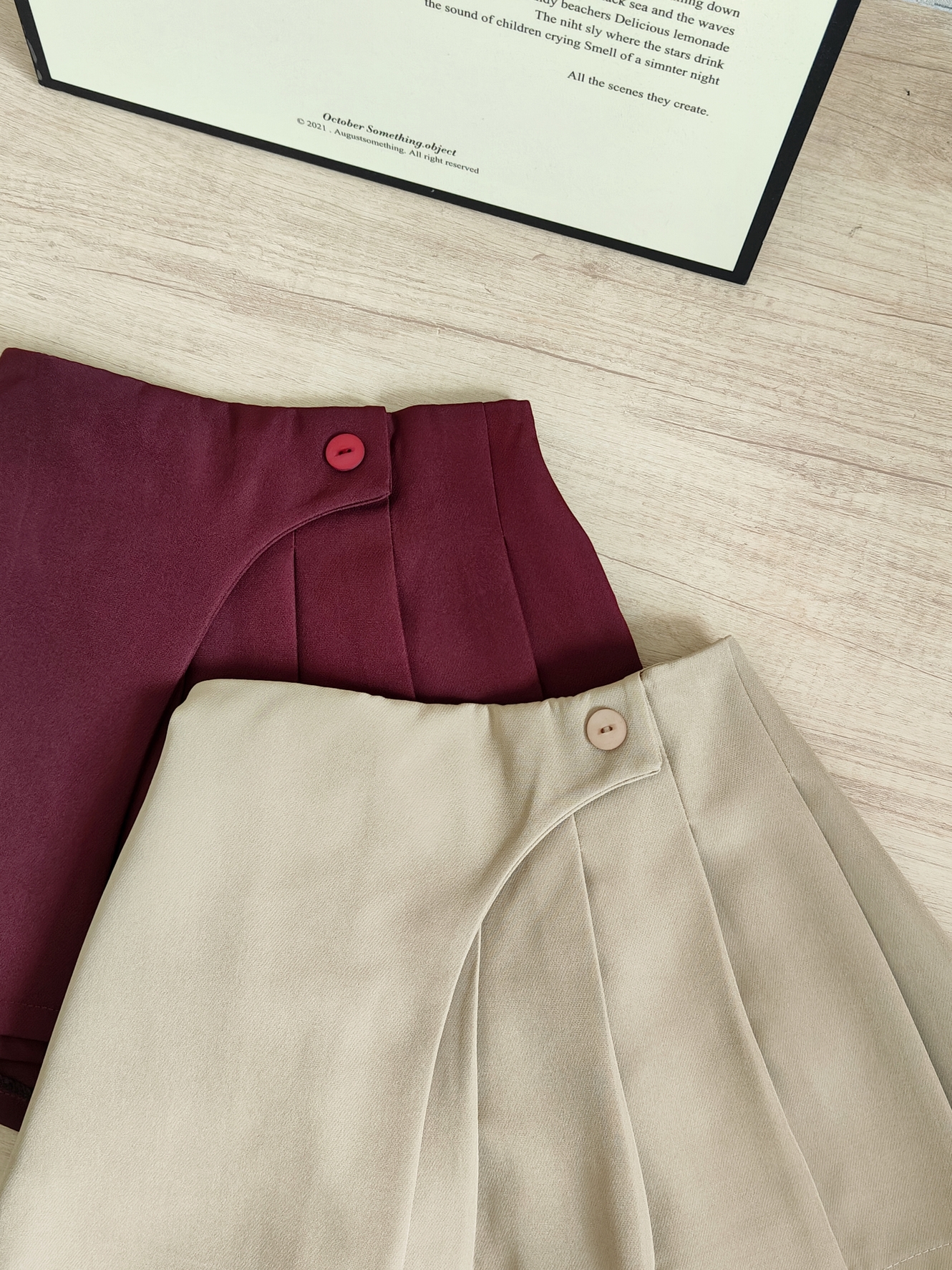 SIGNATURE Pleated Mini Skirt 不规则百褶短裙*6 Colors
