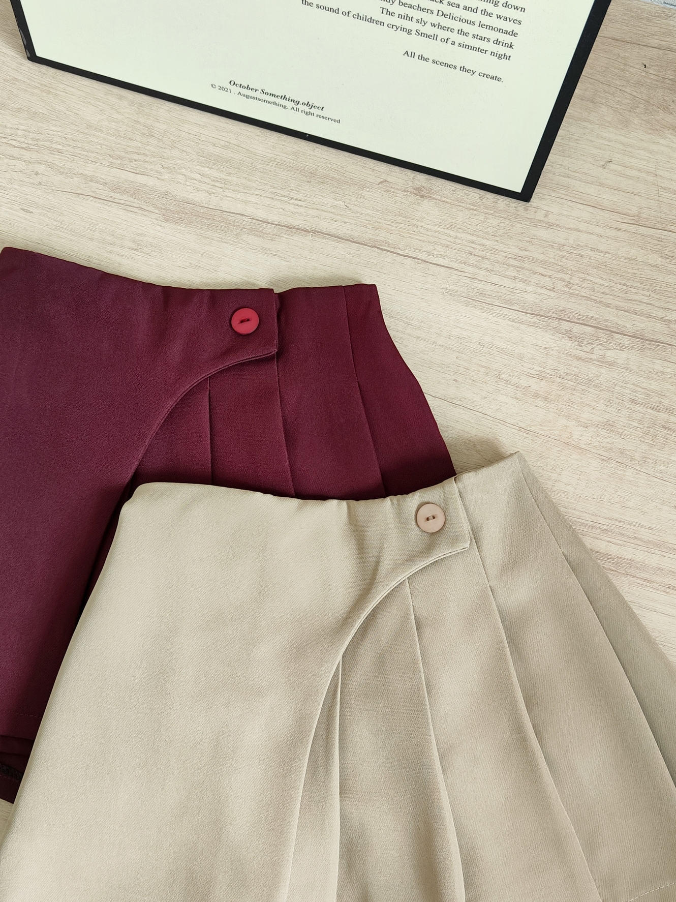 SIGNATURE Pleated Mini Skirt 不规则百褶短裙*6 Colors