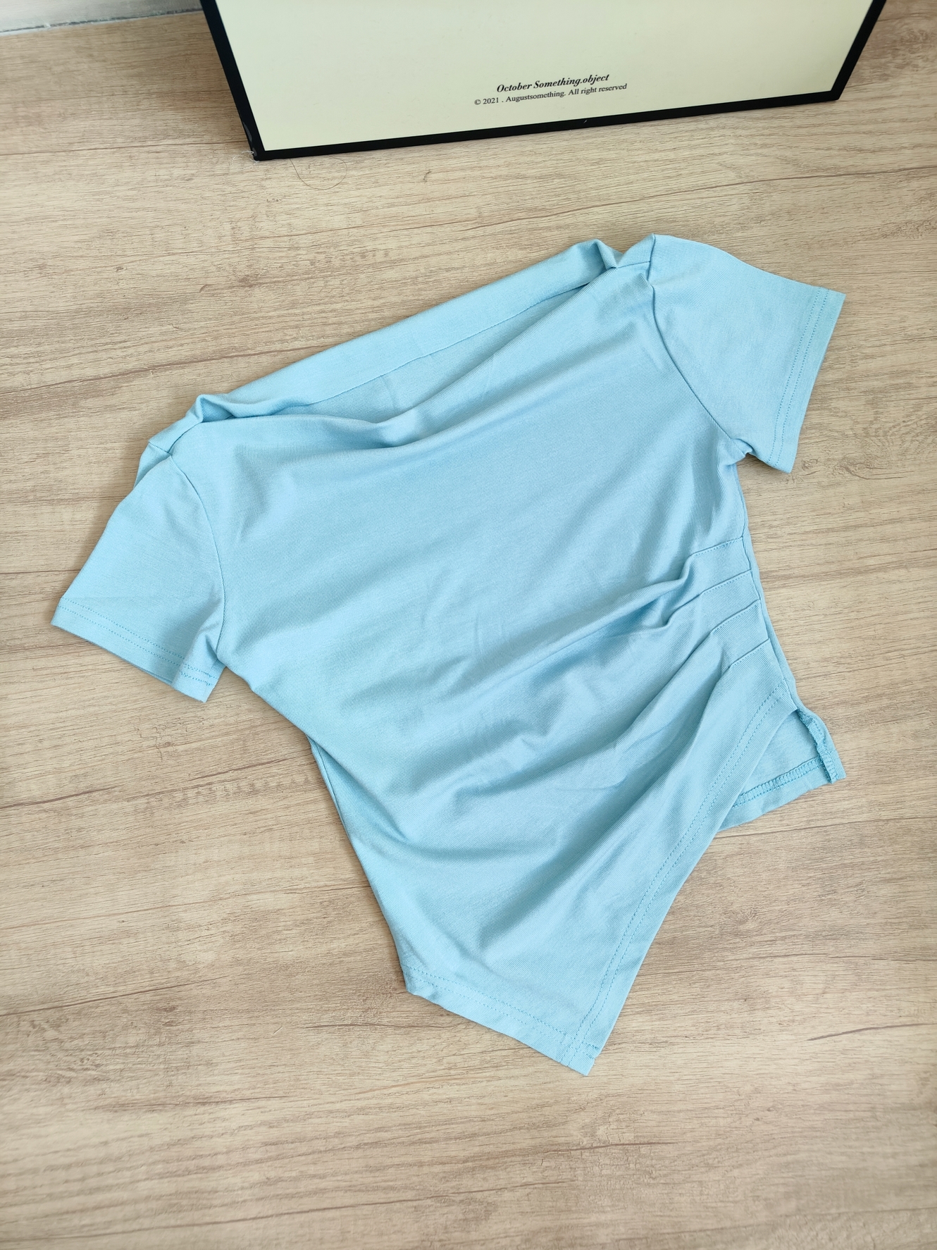 Off-Shoulder Casual Tee 一字肩短袖T恤  
