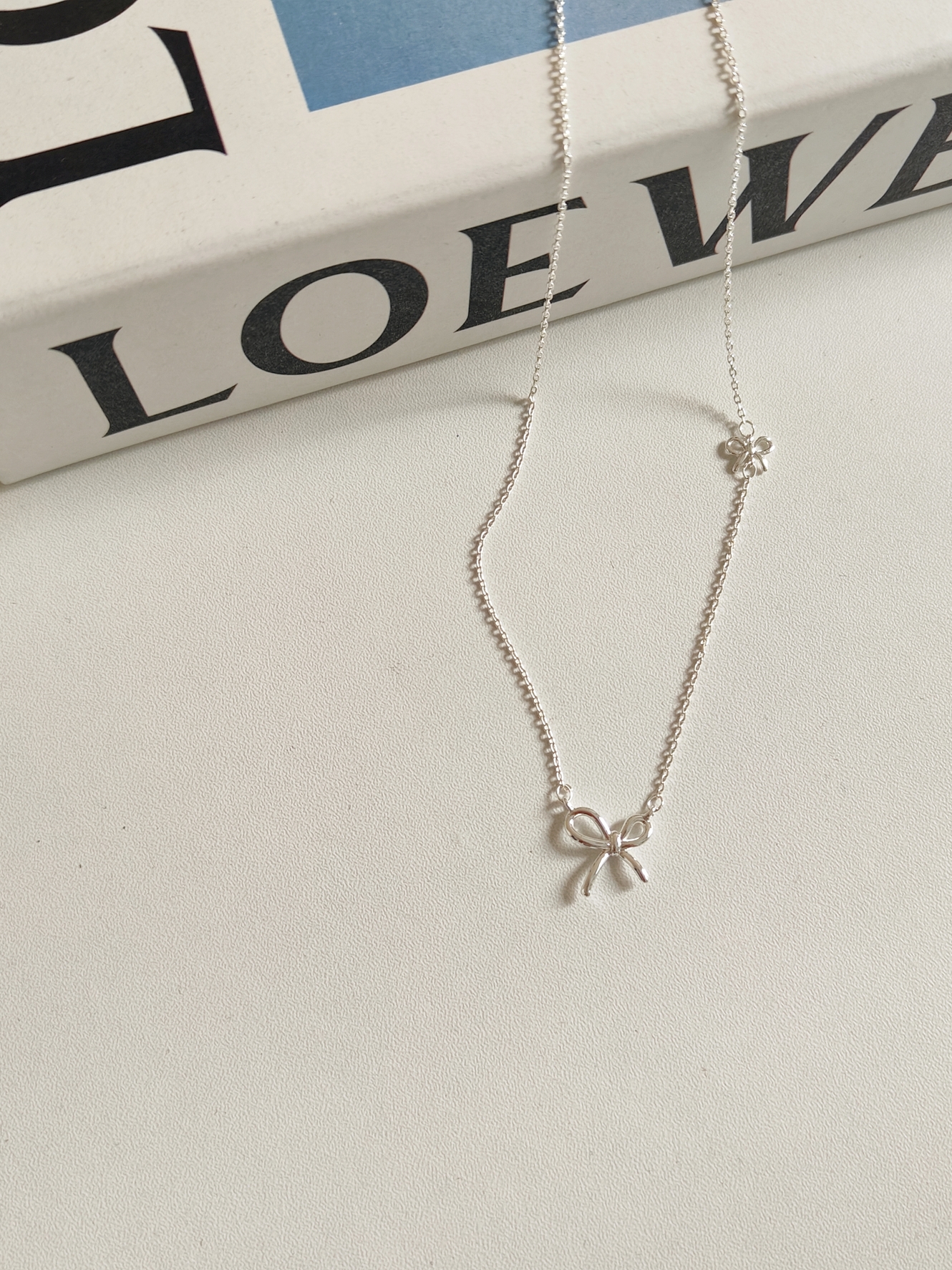 Minimal Bow Necklace 简约蝴蝶结项链