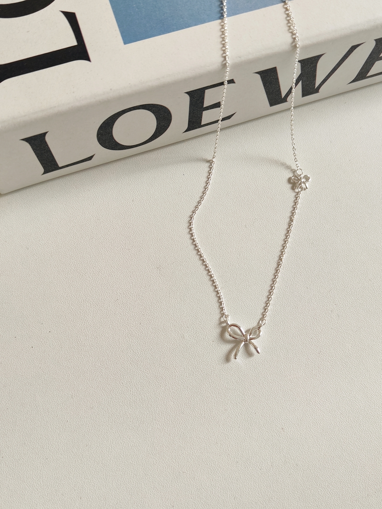 Minimal Bow Necklace 简约蝴蝶结项链