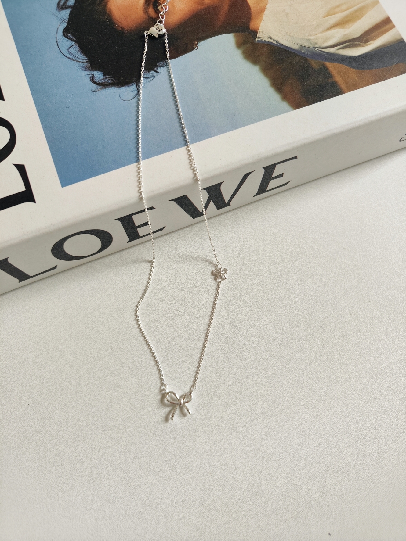 Minimal Bow Necklace 简约蝴蝶结项链