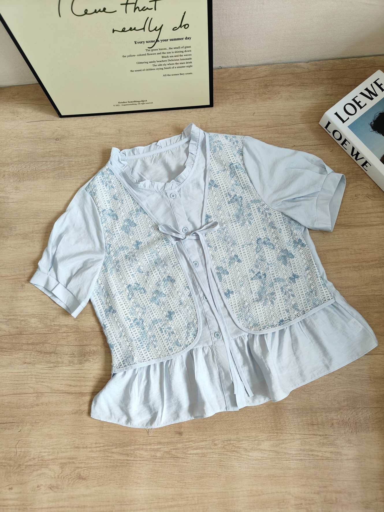 RINA Layered Top 甜美叠穿假两件上衣*2 Colors