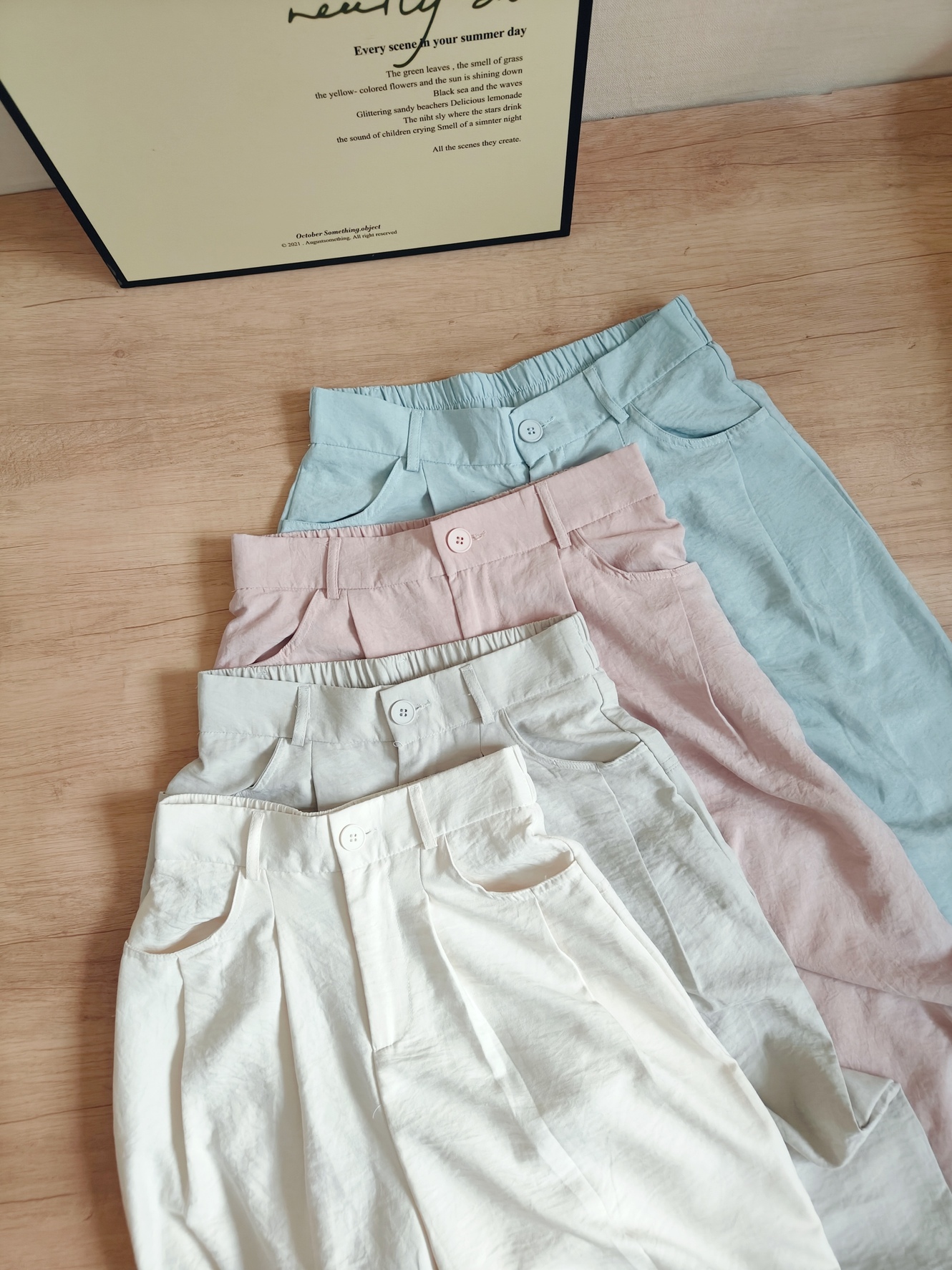 LINEA Wide Leg Pants 奶芙山本裤*4 Colors