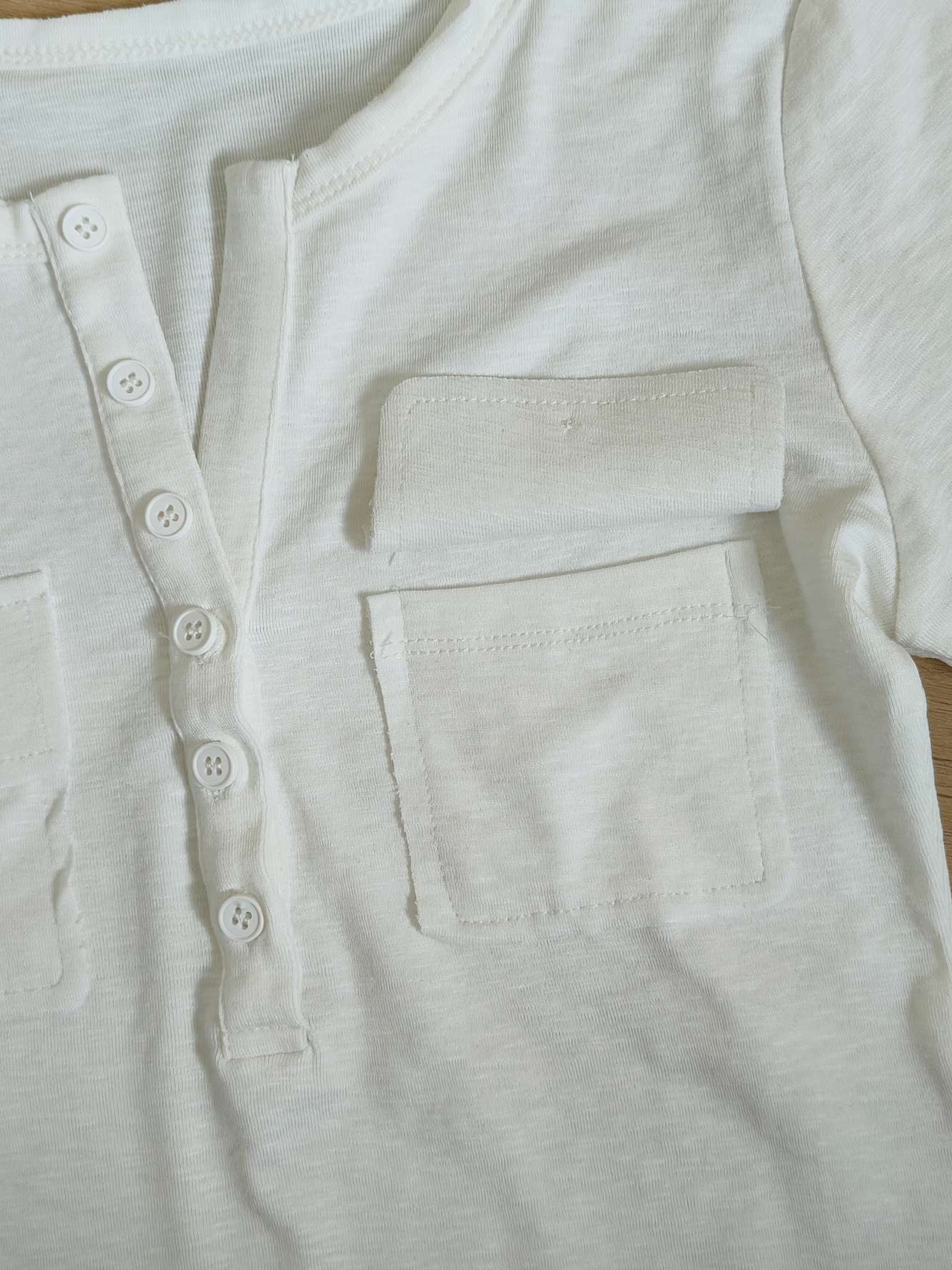 EVERYDAY Henley Half-Sleeve Tee 半开亨利领中袖T恤*10 Colors