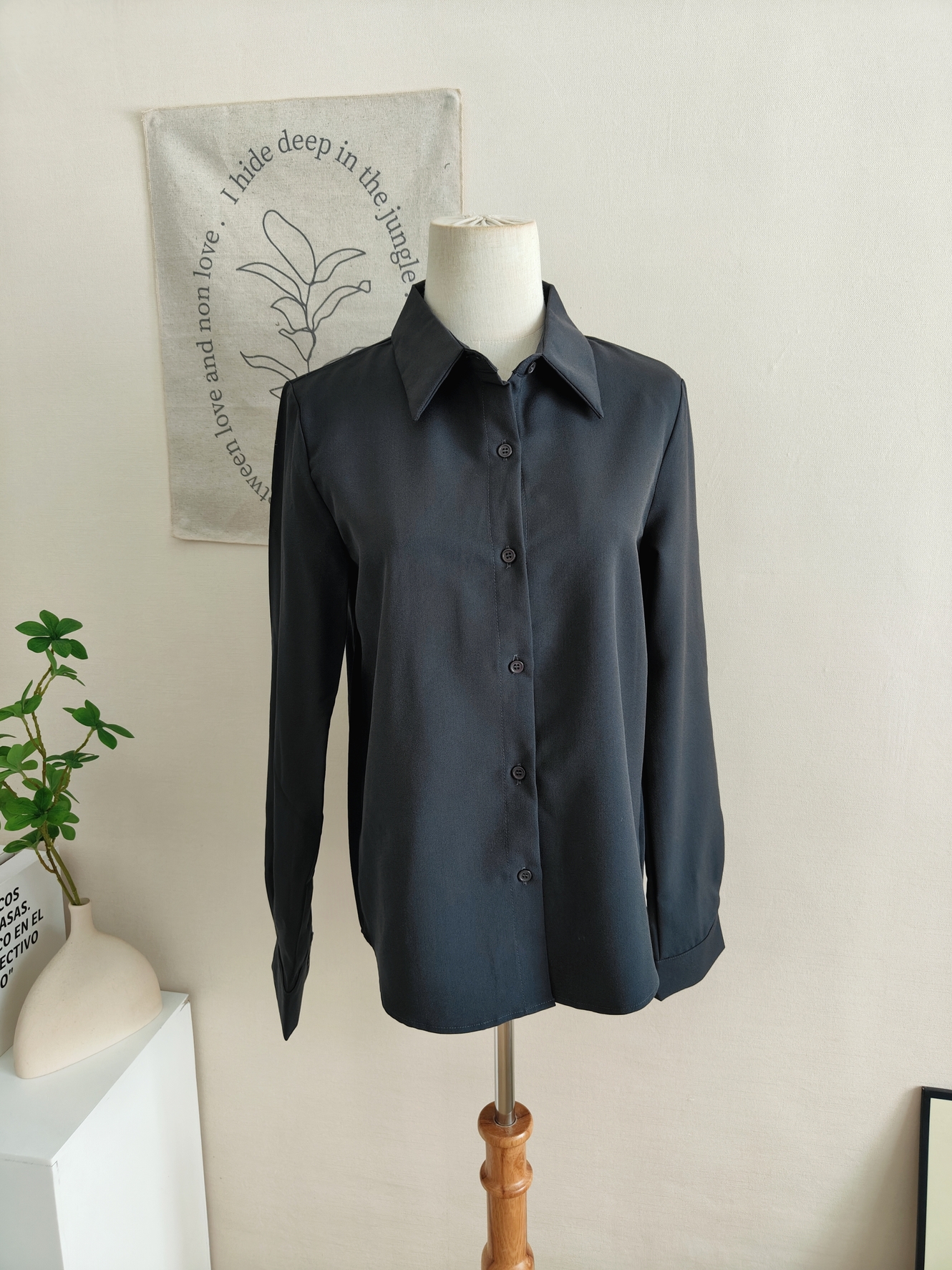 EVERYDAY Grey Long Sleeve Shirt 灰色长袖衬衫