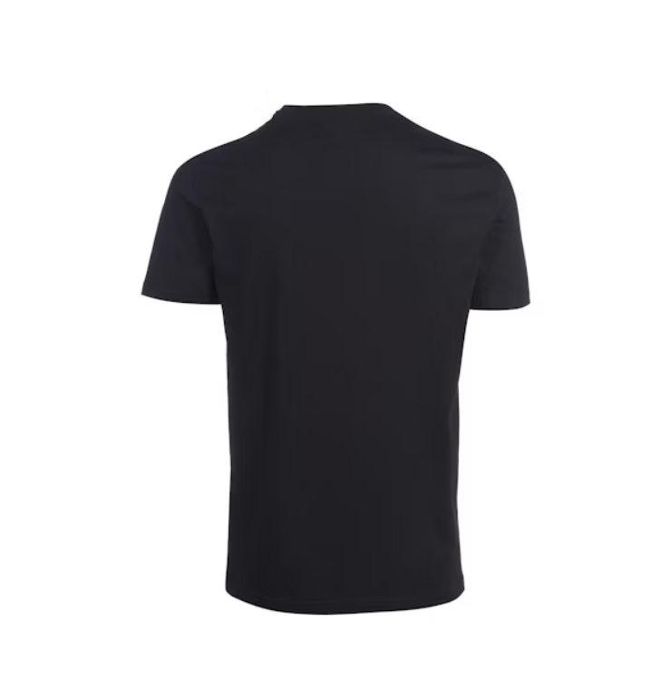 204 VIA CORTESA MEN Short Sleeve Basic T-Shirt 05258136 100% COTTON S/J 160 GSM (Black)                                              