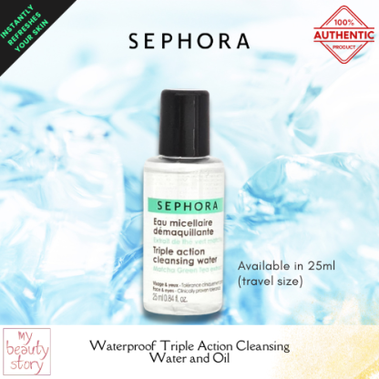 Sephora Waterproof Triple Action Cleansing Water and Oil 25ml Travel Size