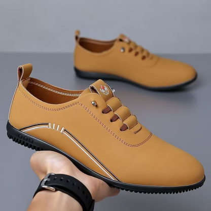 รองเท้าหนังสไตล์อังกฤษแมทช์ง่าย