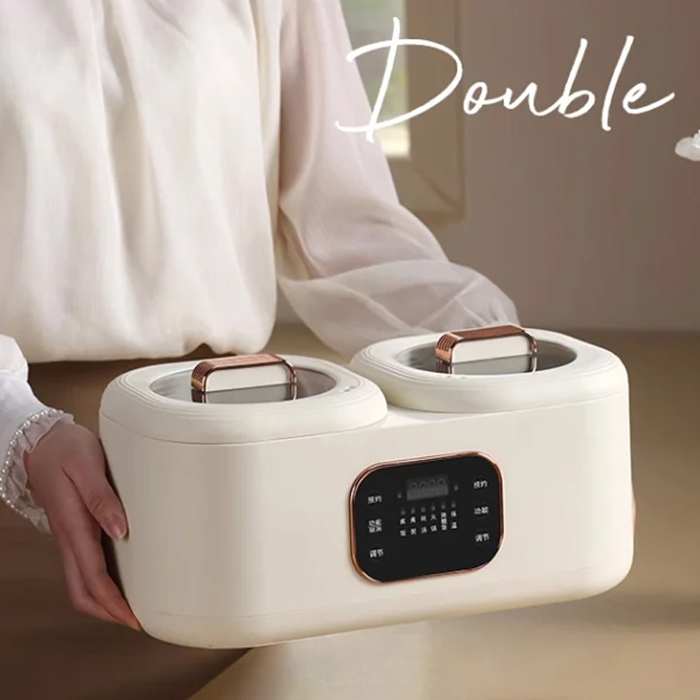 【หม้อเดียวใช้ได้สองแบบ】หม้อหุงข้าว 2 ช่อง