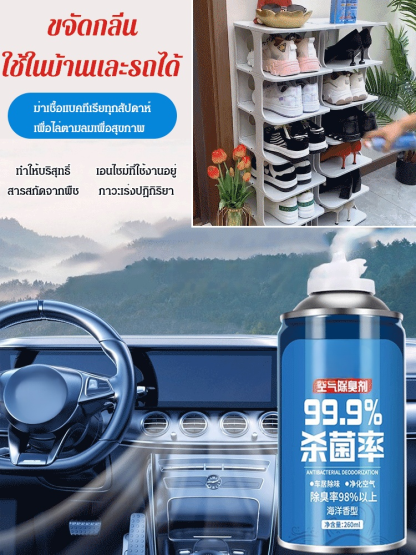 สเปรย์ดับกลิ่นรถยนต์ฆ่าเชื้อ 99.9%