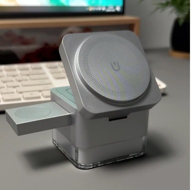 เครื่องชาร์จไร้สายแบบ 3 อิน 1 