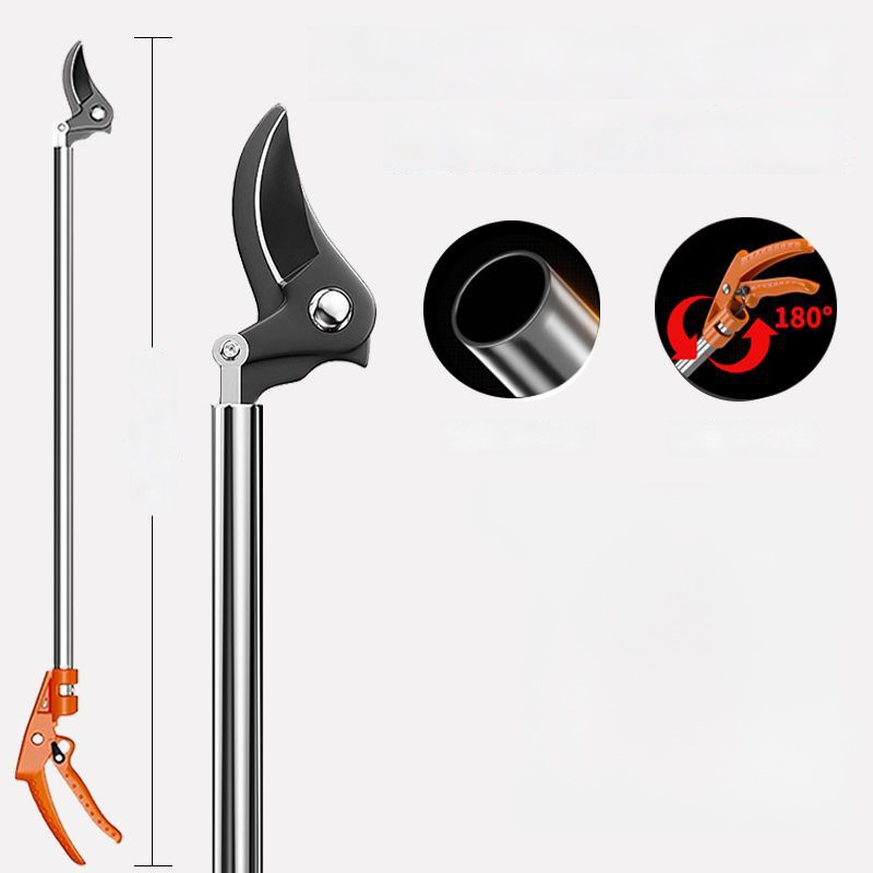 กรรไกรตัดแต่งกิ่งสแตนเลสอเนกประสงค์สำหรับงานสูง