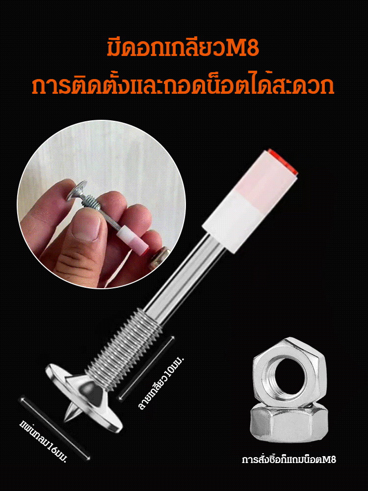 ตะปูเกลียวขนาดเล็กสำหรับปืนยิงตะปู 