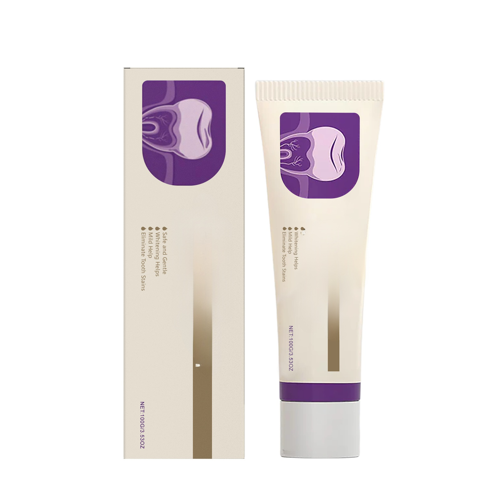 ยาสีฟันขจัดคราบเพื่อฟันขาวและปกป้องเหงือก