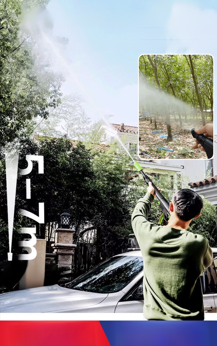 เครื่องฉีดน้ำล้างรถแรงดันสูงใช้ในบ้าน 