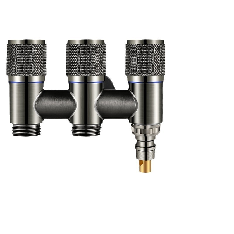 【1ทางน้ำเข้า3ทางน้ำไหลออก】วาล์วน้ำสามทางควบคุุมน้ำเข้าและน้ำไหลออก