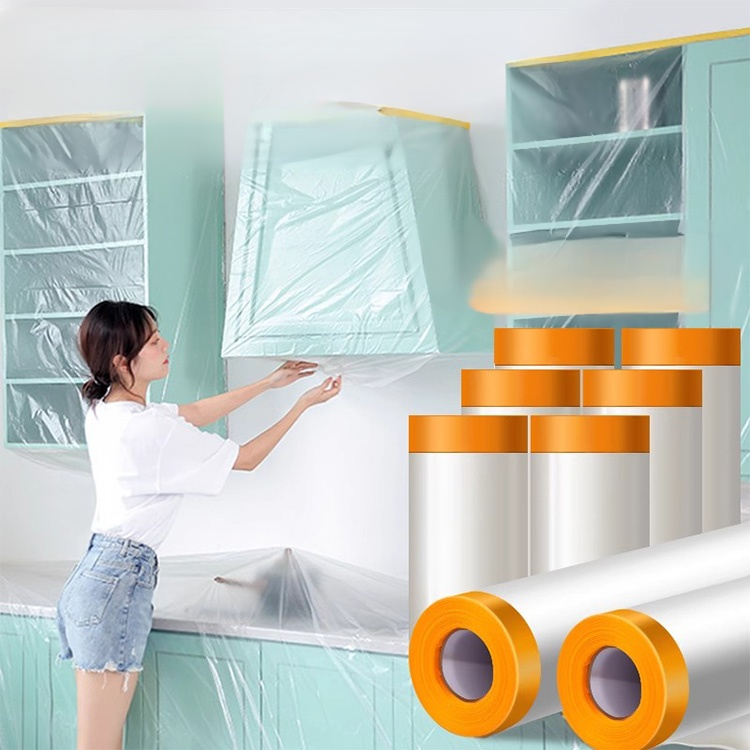 ฟิล์มป้องกันเฟอร์นิเจอร์กันฝุ่นแบบใช้แล้วทิ้ง