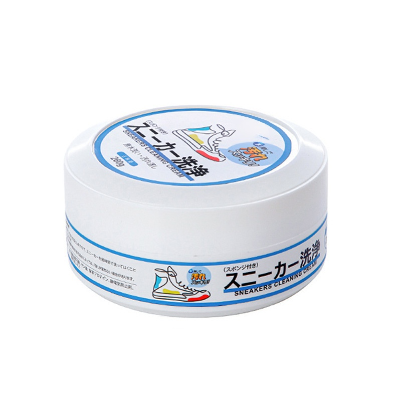ครีมทําความสะอาดรองเท้าสีขาวสไตล์ญี่ปุ่น เครื่องมือขัดรองเท้าแบบไม่ต้องล้าง