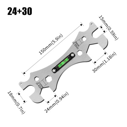 ประแจอเนกประสงค์พร้อมระดับน้ำ