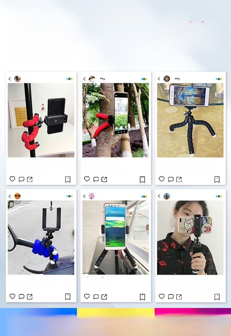 [อุปกรณ์ถ่ายภาพ] ขาตั้งโทรศัพท์มือถือปลาหมึก