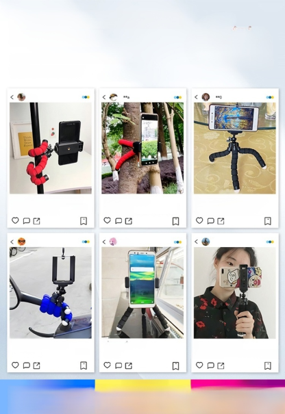 [อุปกรณ์ถ่ายภาพ] ขาตั้งโทรศัพท์มือถือปลาหมึก