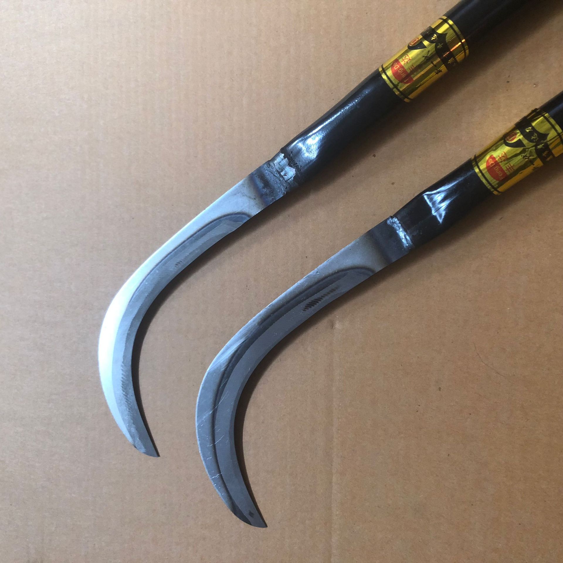 เคียวเหล็กแมงกานีสด้ามจับยาว