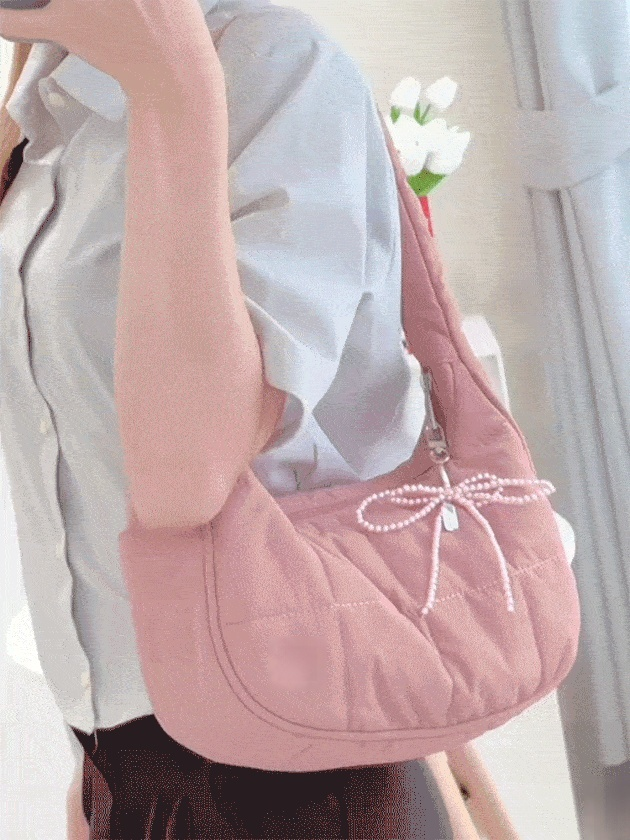 กระเป๋าถือไนลอนกันน้ำสำหรับสุภาพสตรี