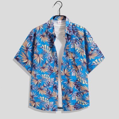 เสื้อเชิ้ตชายหาดสไตล์ฮาวายมีความยืดหยุ่น