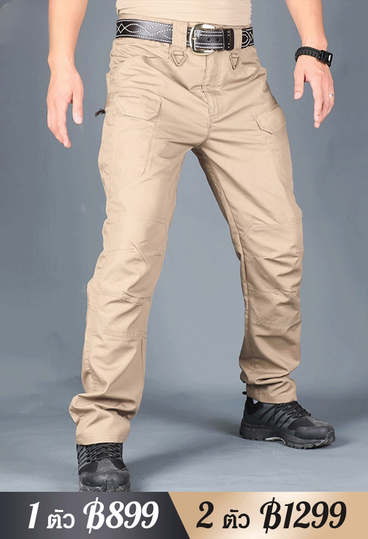 กางเกงยุทธวิธี IX7 หลายกระเป๋า ทนต่อการสึกหรอ