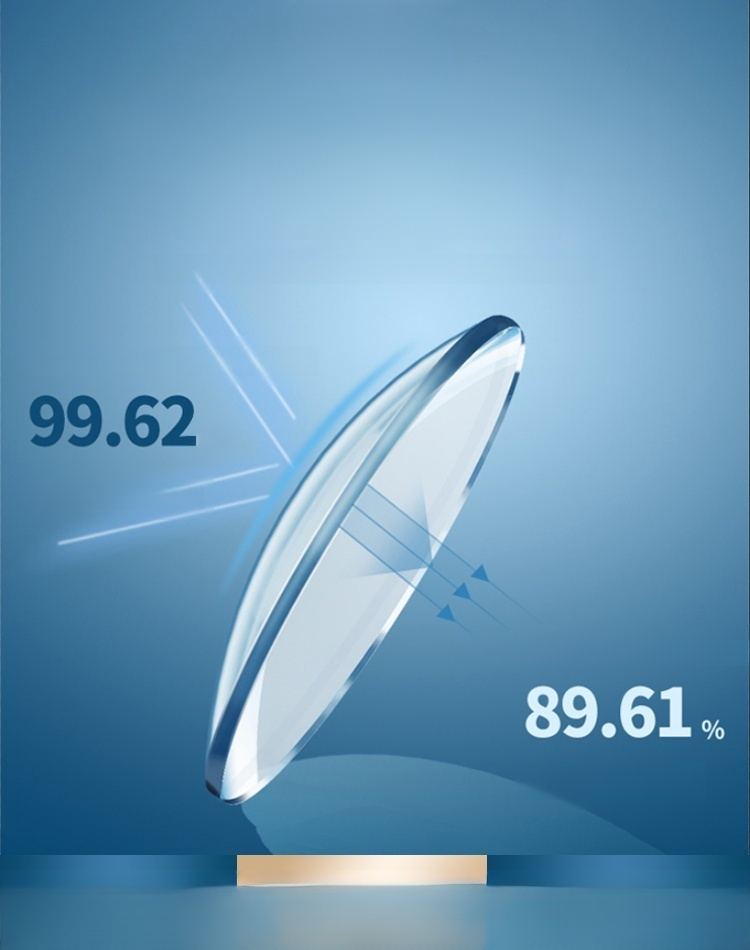 แว่นสายตายาวกรอบโลหะสี่เหลี่ยม ป้องกันแสงสีฟ้า รุ่นใหม่