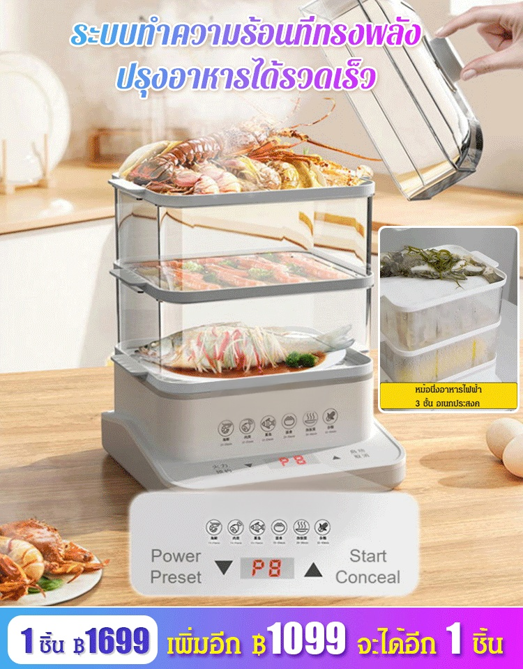 หม้อนึ่งไอน้ำอัตโนมัติอเนกประสงค์