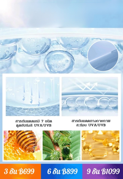 ครีมกันแดดแบบแท่ง ให้ความชุ่มชื้น SPF50