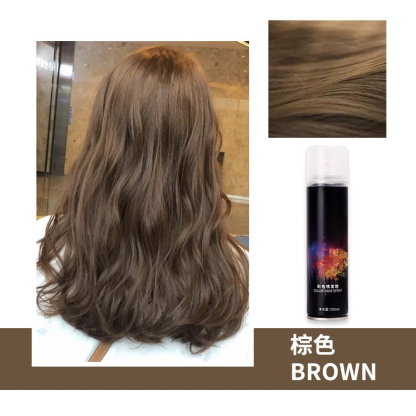 สีสันหลายชนิด สเปรย์เปลี่ยนสีผมแบบชั่วคราว