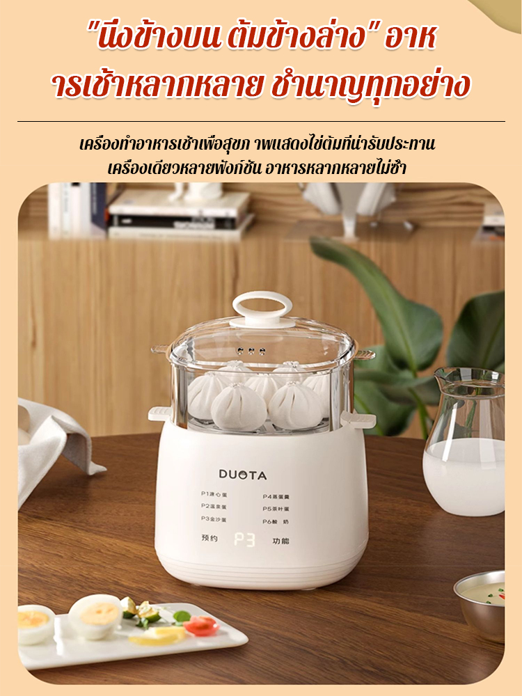 เครื่องต้มไข่ไอน้ำรุ่นใหม่ 2024