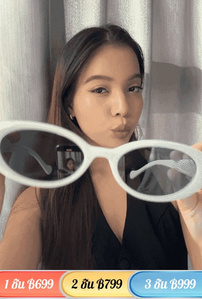 【ตัวเลือกของบล็อกเกอร์ล้านคน】แว่นกันแดดแฟชั่น