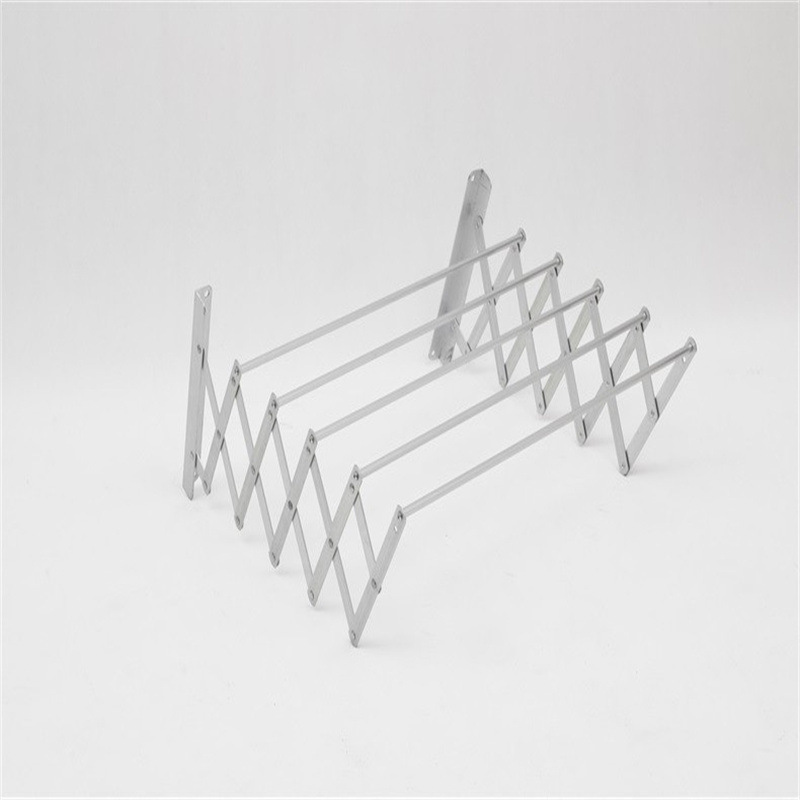 ราวตากผ้าแบบพับได้ติดผนังแบบล่องหน