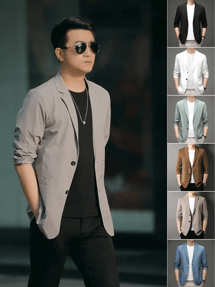 เสื้อสูทลำลองหรูหราเบาสำหรับผู้ชาย