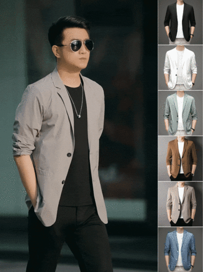 เสื้อสูทลำลองหรูหราเบาสำหรับผู้ชาย