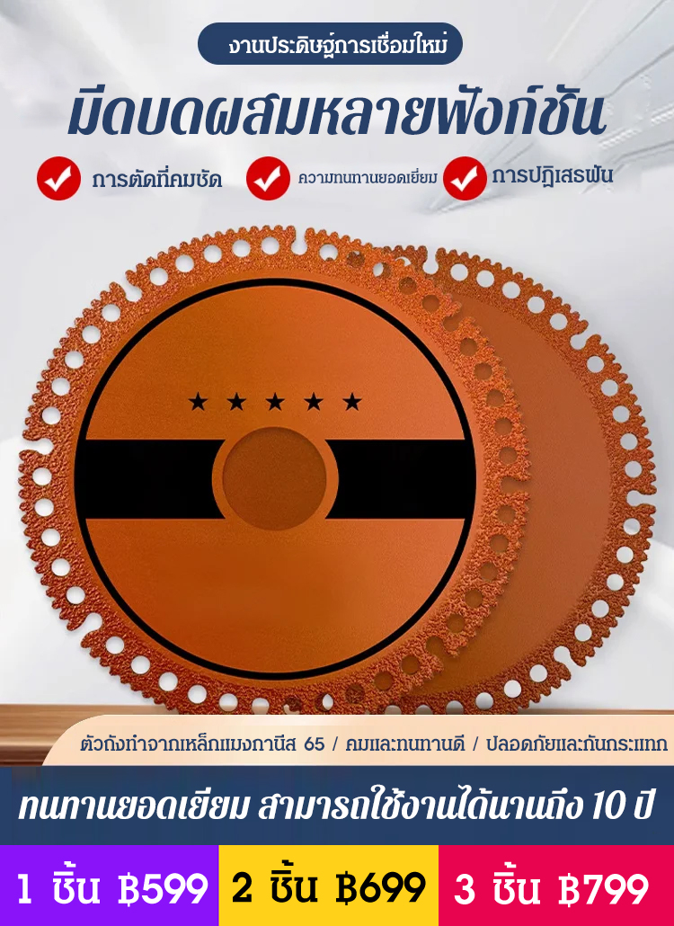 ใบตัดอเนกประสงค์เกรดอุตสาหกรรมคมทนทาน