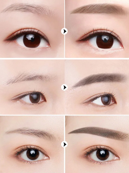 ดินสอเขียนคิ้ว 2 หัวสีทอง กันน้ำ