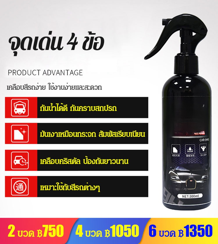 สเปรย์เคลือบสีรถ