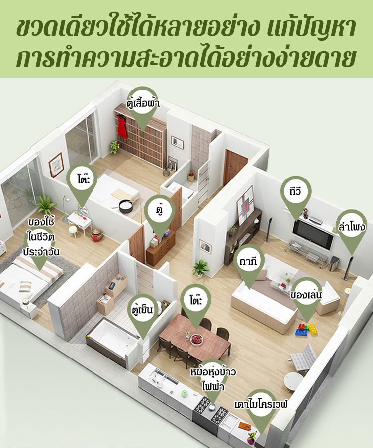 【กำจัดเชื้อแบคทีเรีย 100%】น้ำยาทำความสะอาดตู้เย็น