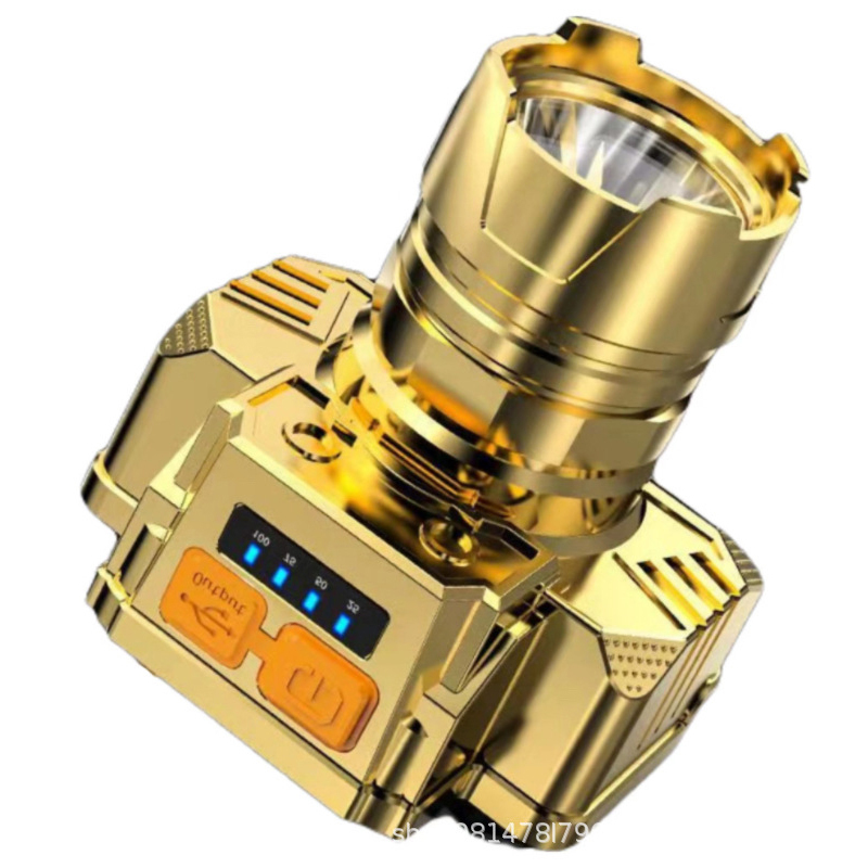 【ไฟส่องสว่างระยะไกล】ไฟฉายคาดหัวความสว่างสูง