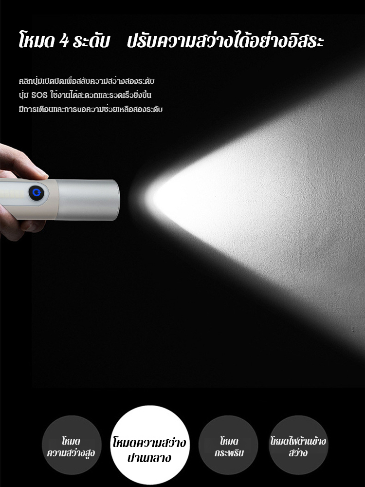 ไฟฉายแรงสูงรุ่นใหม่