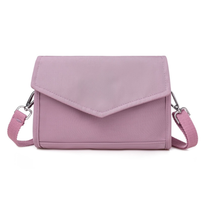 มีสีหลายชนิดให้เลือกได้ กระเป๋าสะพายข้างเบากันน้ำแฟชั่นสำหรับผู้หญิง